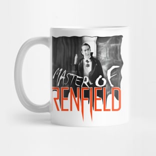 Renfield movie Nicolas Cage as count dracula fan works graphic design by ironpalette Mug